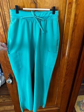 Mandala Surgical Green M-Tall Drawstring Cargo Scrub Pants